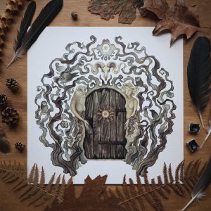 Print La puerta oculta